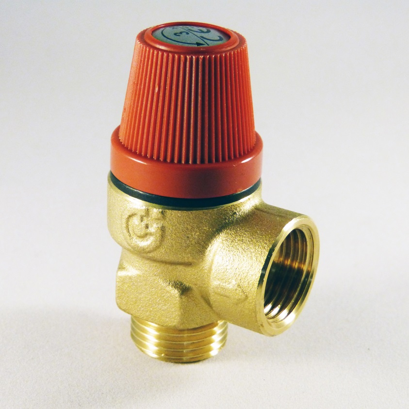 3 BAR RELIEF VALVE 1/2 USED WITH MULTI FUEL AND SEALED THERMAL STORES