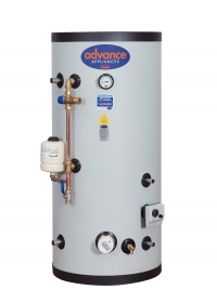 VENTED THERMAL STORE CYLINDER DIRECT SINGLE COIL TSDC